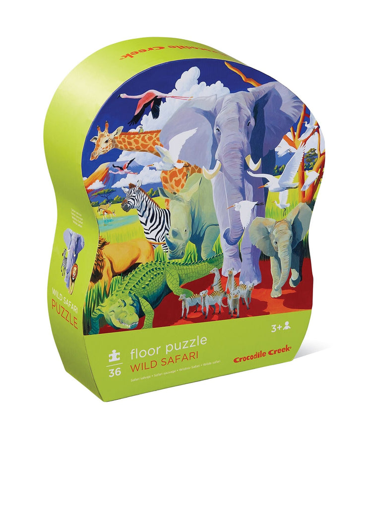 Crocodile Creek Puzzle Wild Safari - Toyworld