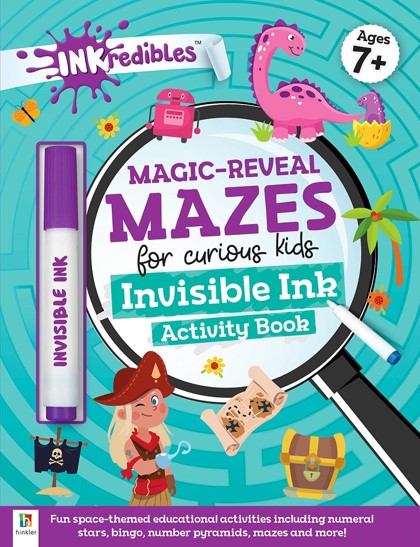 Inkredibles Magic Reveal Mazes Activity Book - Toyworld