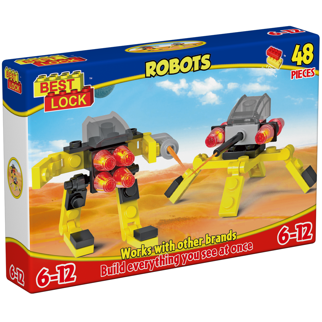 Best Lock Mini Construction Set Robots - Toyworld