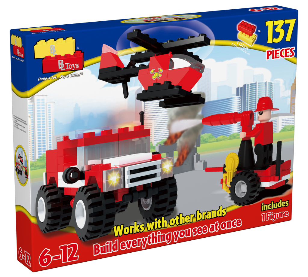 Best Lock Small Construction Fire Crew - Toyworld