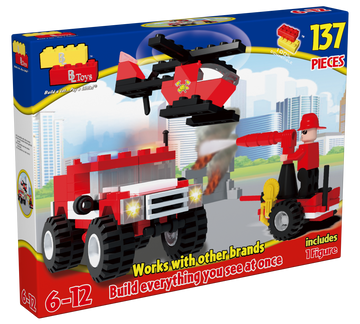 Best Lock Small Construction Fire Crew - Toyworld