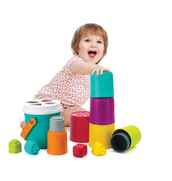 Bkids Shape Sorting Stack 'N Nest Buckets | Toyworld