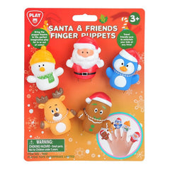 PLAYGO SANTA & FRIENDS FINGER PUPPETS