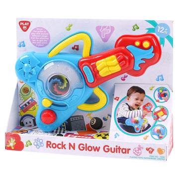 Playgo Battery Operated Rock N Glow Guitar | Toyworld