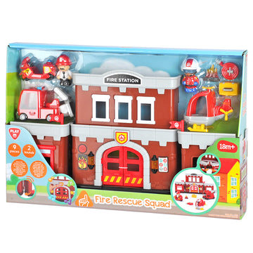 Playgo Battery Operated Fire Rescue Squad | Toyworld