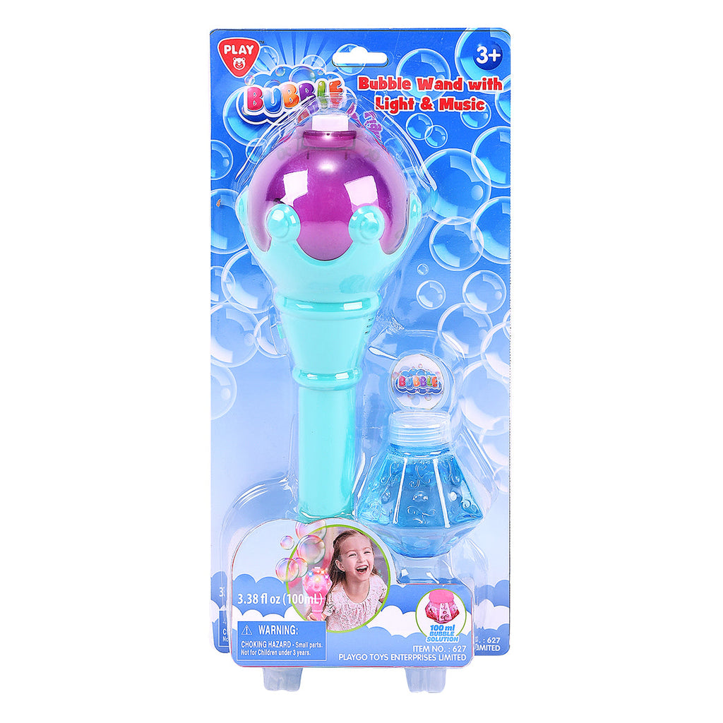 Playgo Battery Operated Bubble Wand With Light & Music | Toyworld