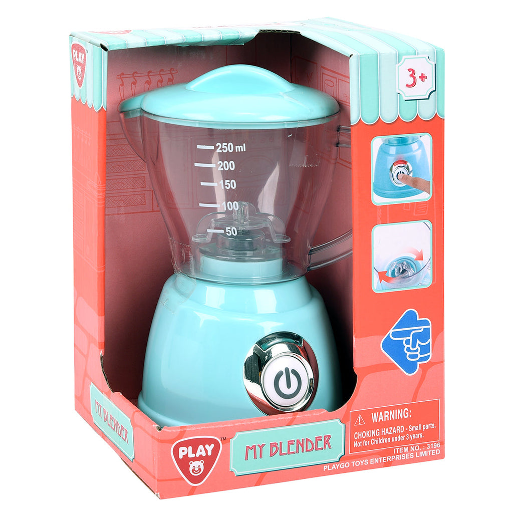 Playgo Battery Operated My Kitchen Blender Blue | Toyworld