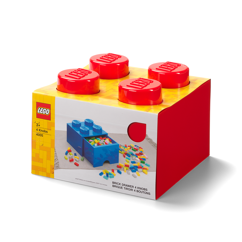 Lego Storage Brick Drawer Red | Toyworld