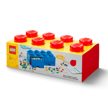 Lego Storage Brick Drawer Red | Toyworld