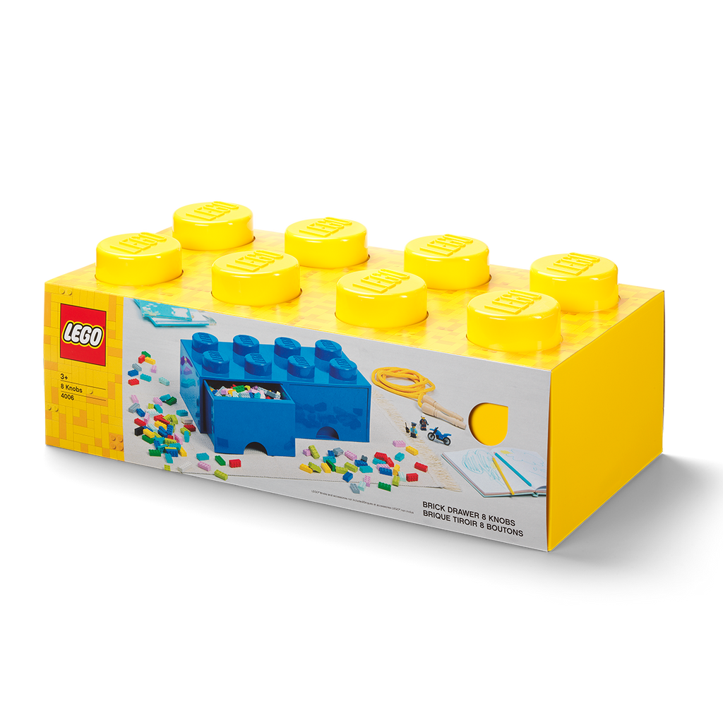 Lego Storage Brick Drawer Yellow | Toyworld