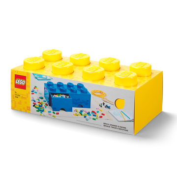 Lego Storage Brick Drawer Yellow | Toyworld