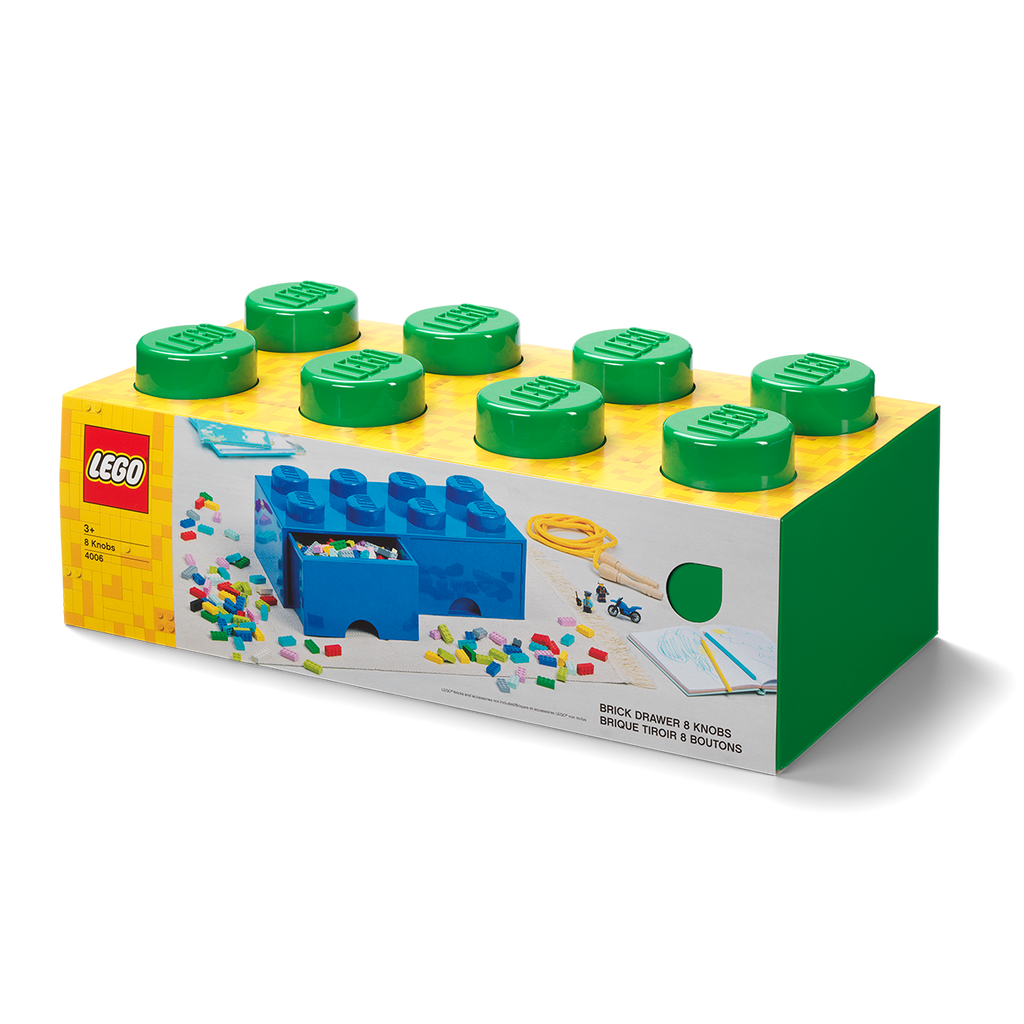 Lego Storage Brick Drawer Green | Toyworld