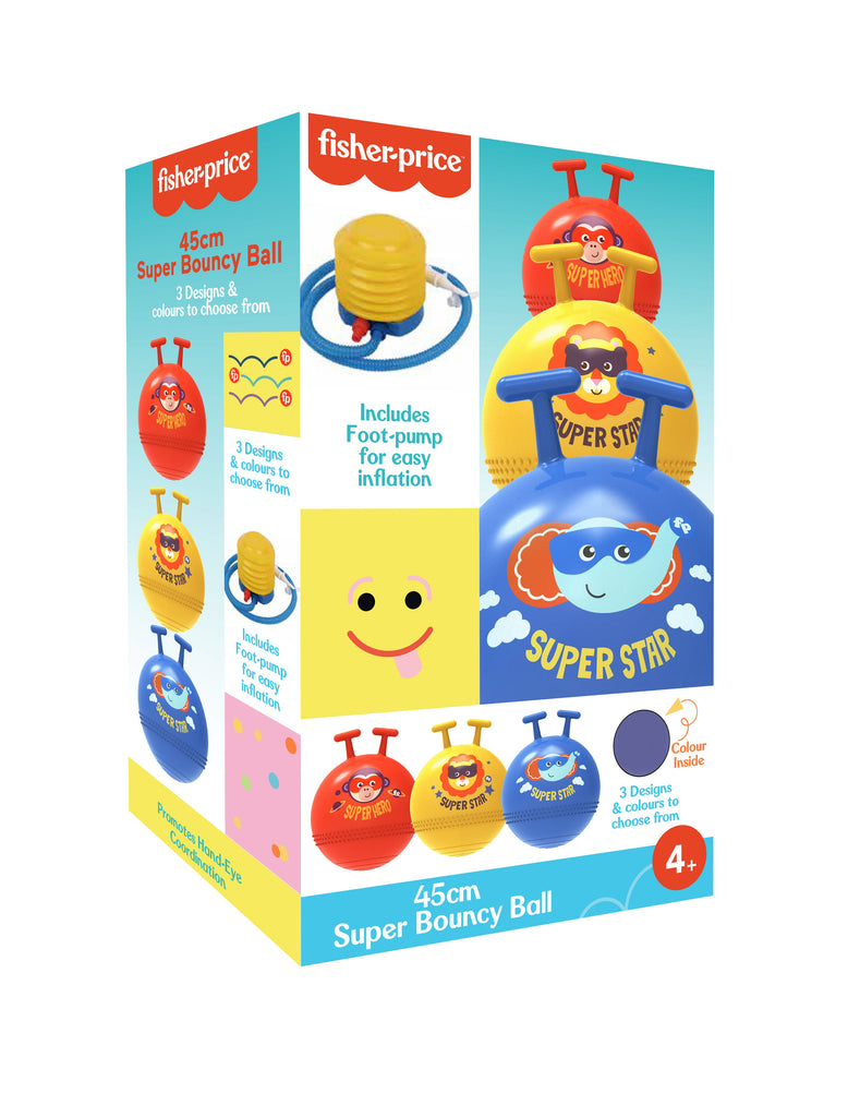 Fisher Price Bouncy Ball With Pump | Toyworld