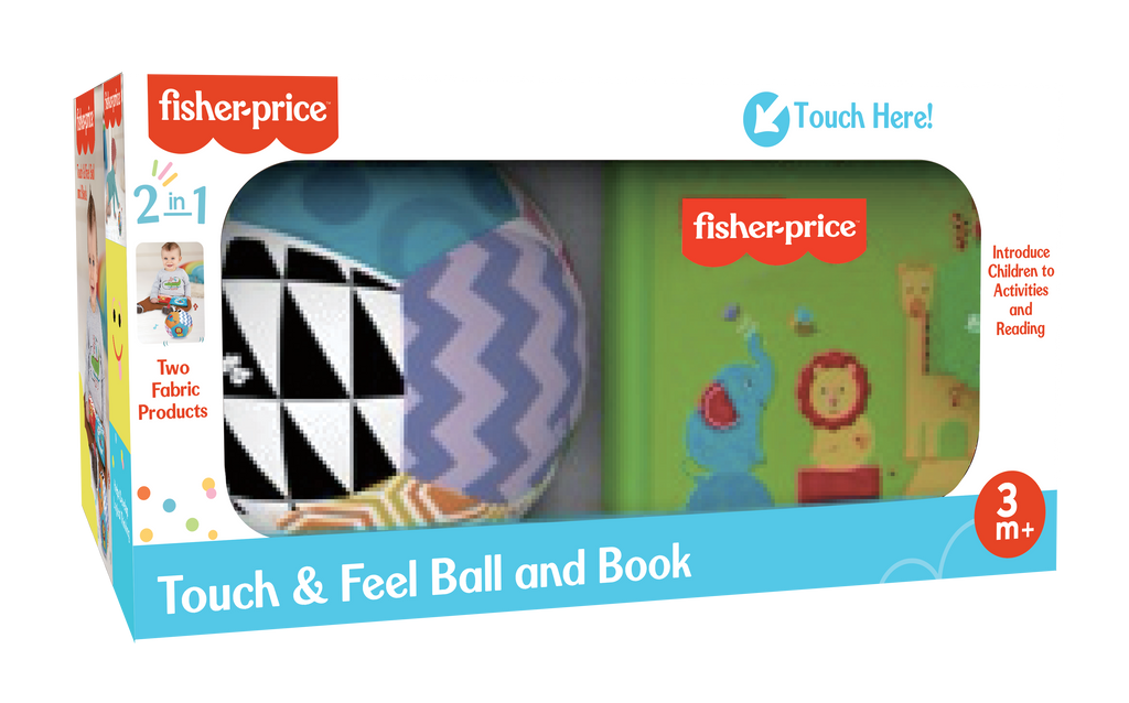 Fisher Price Touch & Feel Ball & Book | Toyworld