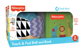 Fisher Price Touch & Feel Ball & Book | Toyworld