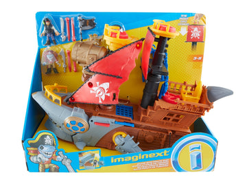 Imaginext Shark Bite Pirate Ship | Toyworld