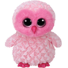 Ty Beanie Boo Twiggy The Pink Owl Large - Toyworld