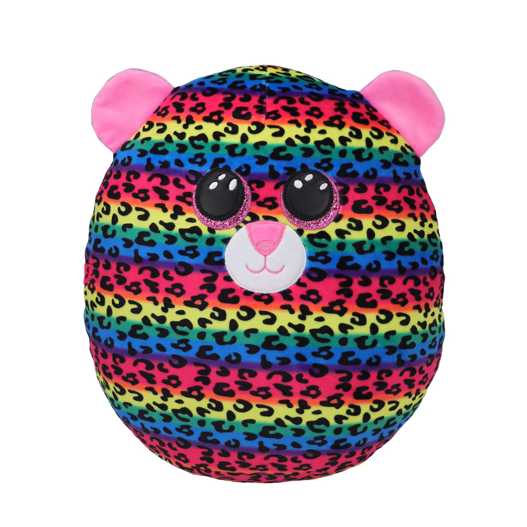 TY SQUISH A BOOS 25CM DOTTY THE MULTICOLOURED LEOPARD