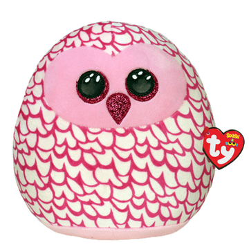 Squish A Boos Pinky Owl | Toyworld