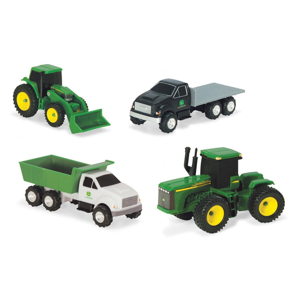 JOHN DEERE VEHICLES 4 PACK BLACK TRUCK