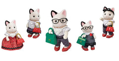 Sylvanian Families Fashin Play Set Town Girl Tuxedo Cat Img 2 - Toyworld