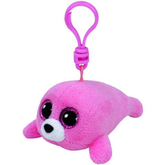 Ty Beanie Boo Clip Pink Seal - Toyworld