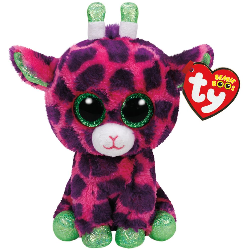 Ty Beanie Boo Pink Giraffe - Toyworld