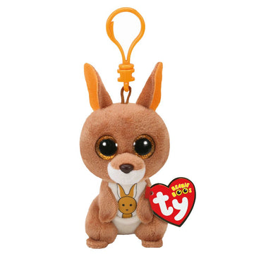 Ty Beanie Boos Clip On Kipper The Kangaroo - Toyworld