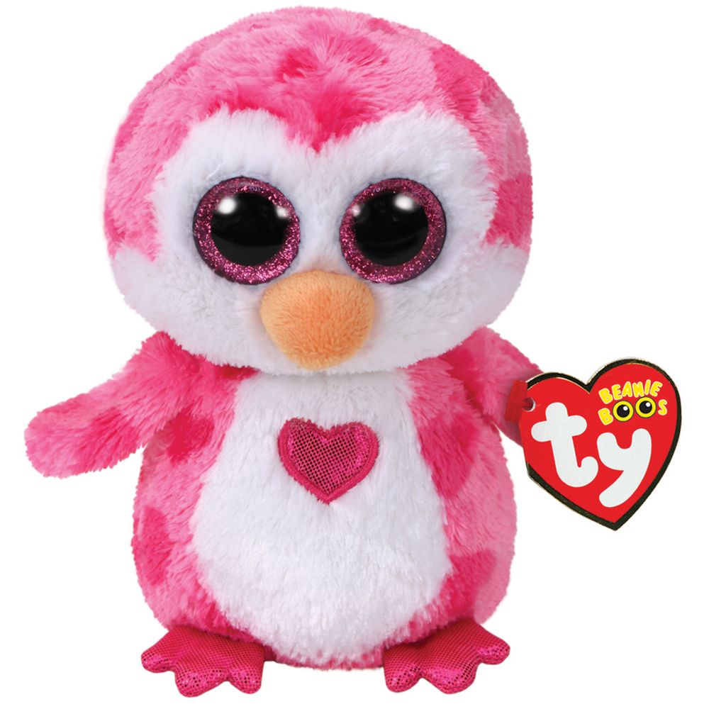 Ty Beanie Boos Juliet The Pink Penguin - Toyworld