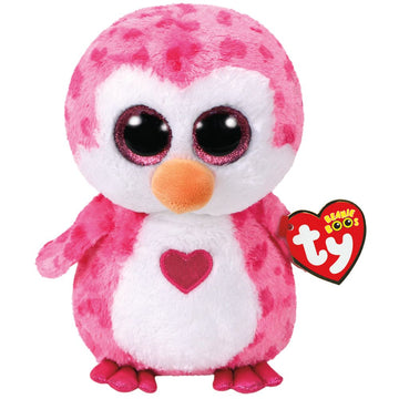 Ty Beanie Boos Juliet The Pink Penguin Medium - Toyworld