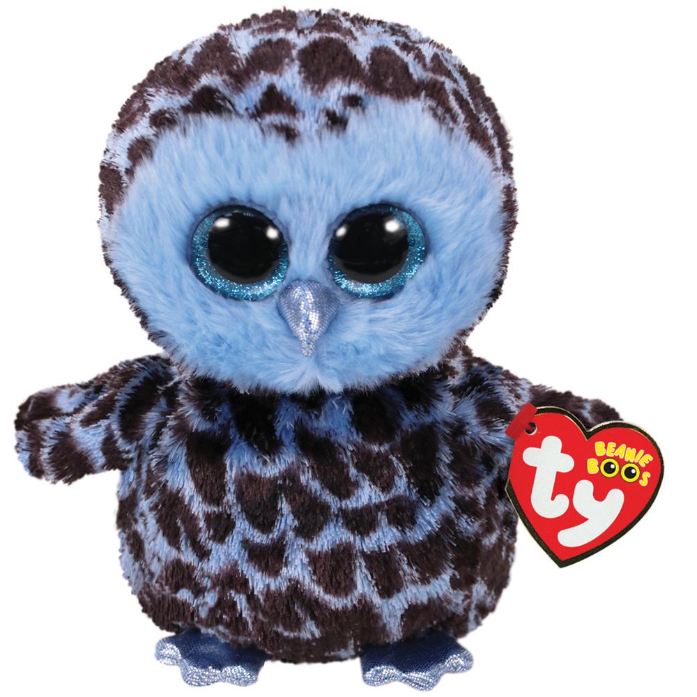 Ty Beanie Boos Yago The Blue Owl - Toyworld