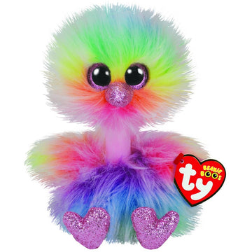 Ty Beanie Boo Regular Asha Pastel Ostrich - Toyworld