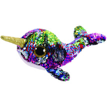 Ty Beanie Boos Flippables Calypso The Narwhal - Toyworld