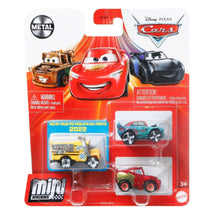 DISNEY CARS MINI RACERS 3 PACK MISS FRITTER