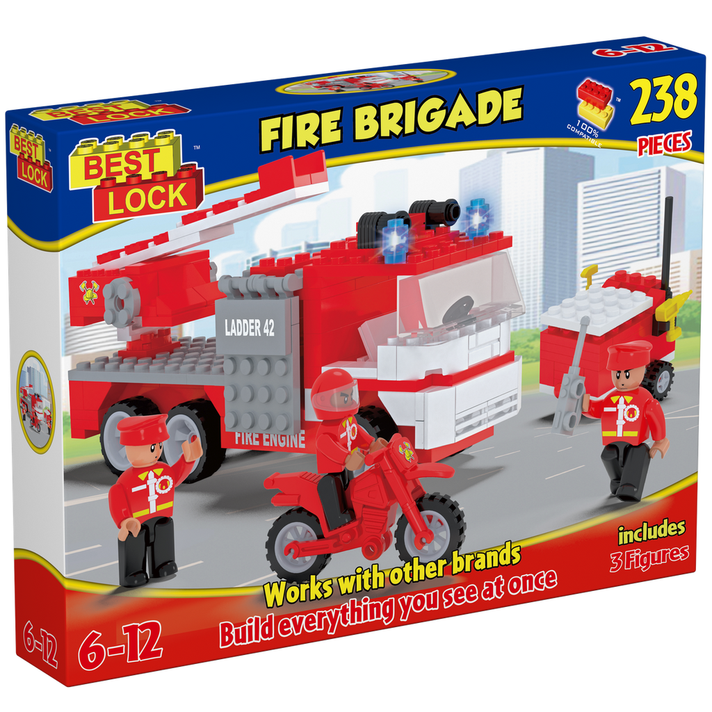 Best Lock Large Construction Set Fir Brigade - Toyworld