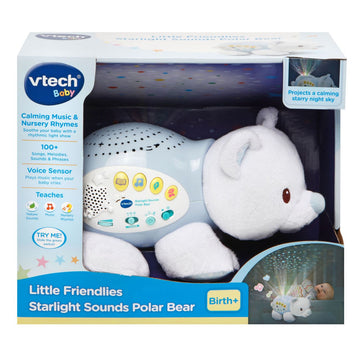 Vtech Baby Little Friendlies Starlight Sounds Polar Bear - Toyworld