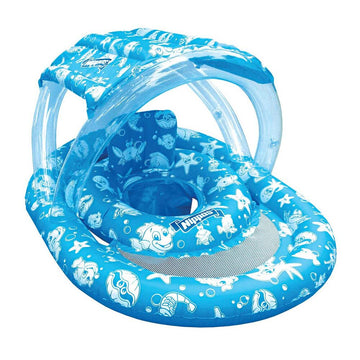 Wahu Ring With Seat & Canopy Blue - Toyworld