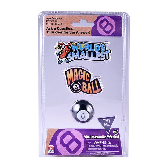 World S Smallest Magic 8 Ball - Toyworld