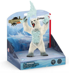 Schleich Eldrador Creatures Blizzard Bear With Weapon Img 1 - Toyworld