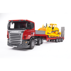 Scania Low Loader & Cat Bulldozer 1 Img 1 - Toyworld