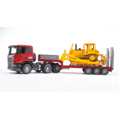 Scania Low Loader & Cat Bulldozer 1 - Toyworld