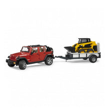 Bruder Jeep Wrangler W Cat Skid Steer 1 - Toyworld