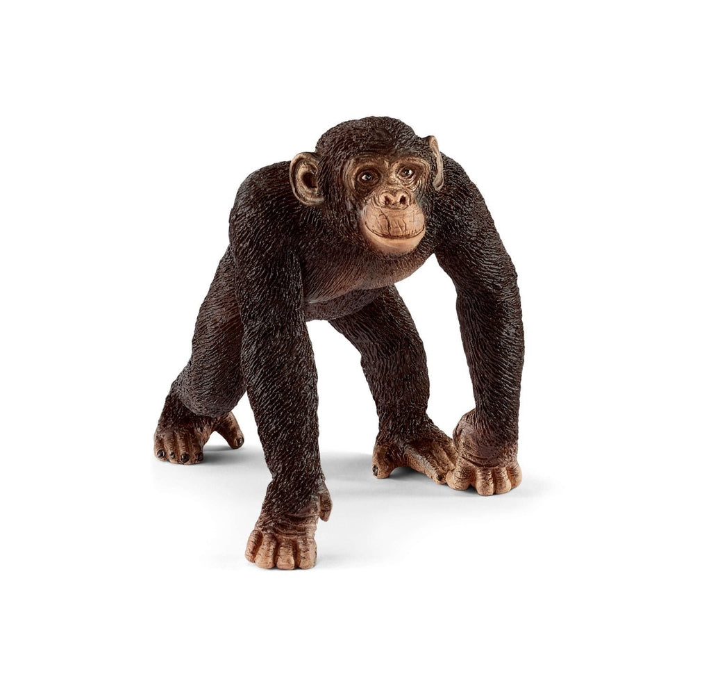 Schleich Chimpanzee Male Yellow Dot - Toyworld