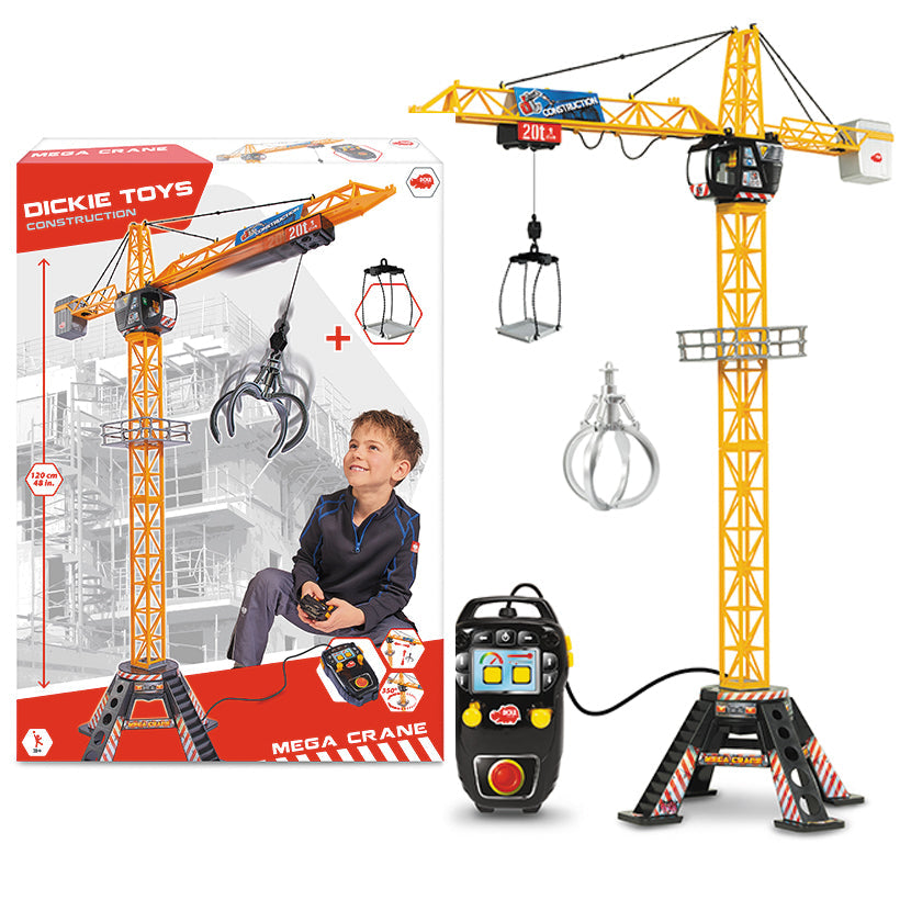 Dickie Toys Remote Control 120Cm Mega Crane - Toyworld