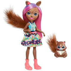 Enchantimals Doll Pet Sancha Squirrel Stumper Img 1 - Toyworld