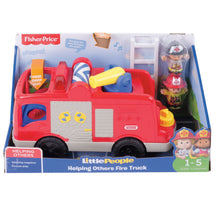 Fisher Price Little People Large Vehicle Helping Others Fire Truck - Toyworld