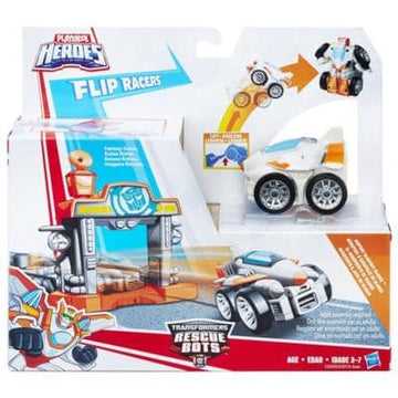 Playskool Heroes Transformers Rescue Bots Flip Racers Airport Blastoff Blades - Toyworld