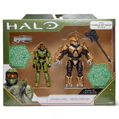 HALO 4INCH HEROS V VILLANS MASTERCHEIF V BRUTE CHEIFTAIN