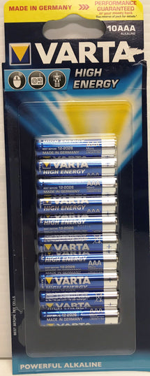 Varta High Energy Alkaline Aaa Battery - Toyworld