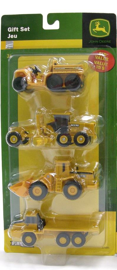 JOHN DEERE 4 VEHICLE GIFT SET